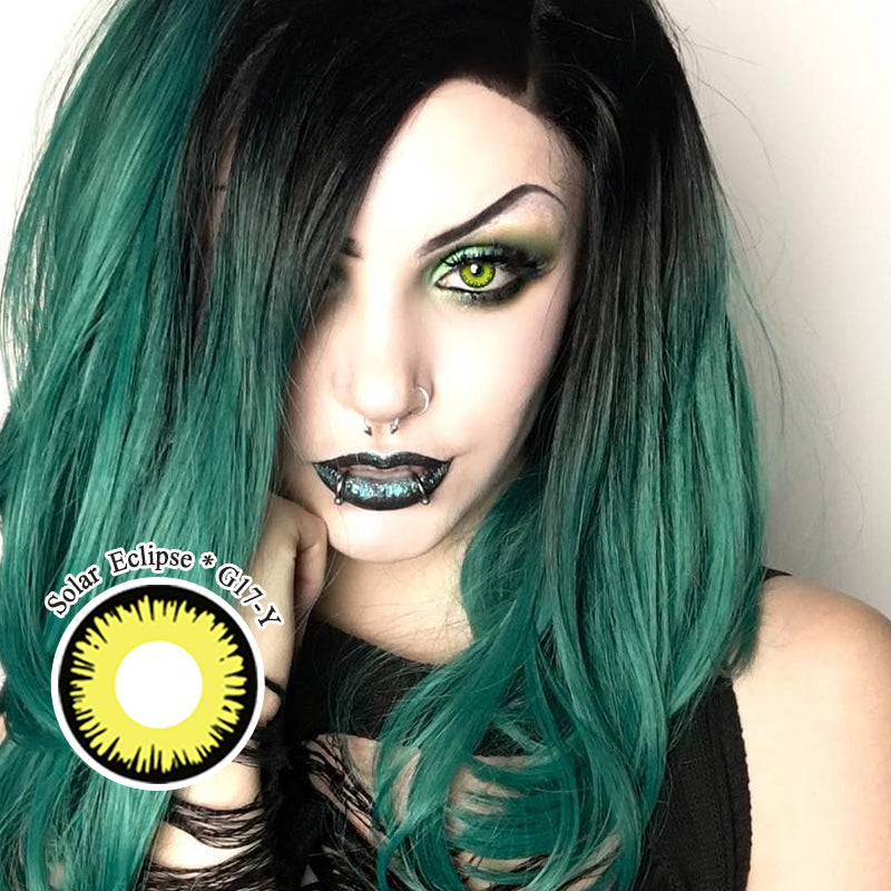 Halloween SOLAR ECLIPSE Colored Contact Lenses