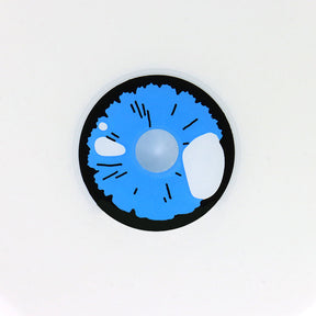 Cosplay Black Lobelia-Blue Colored Contact Lenses