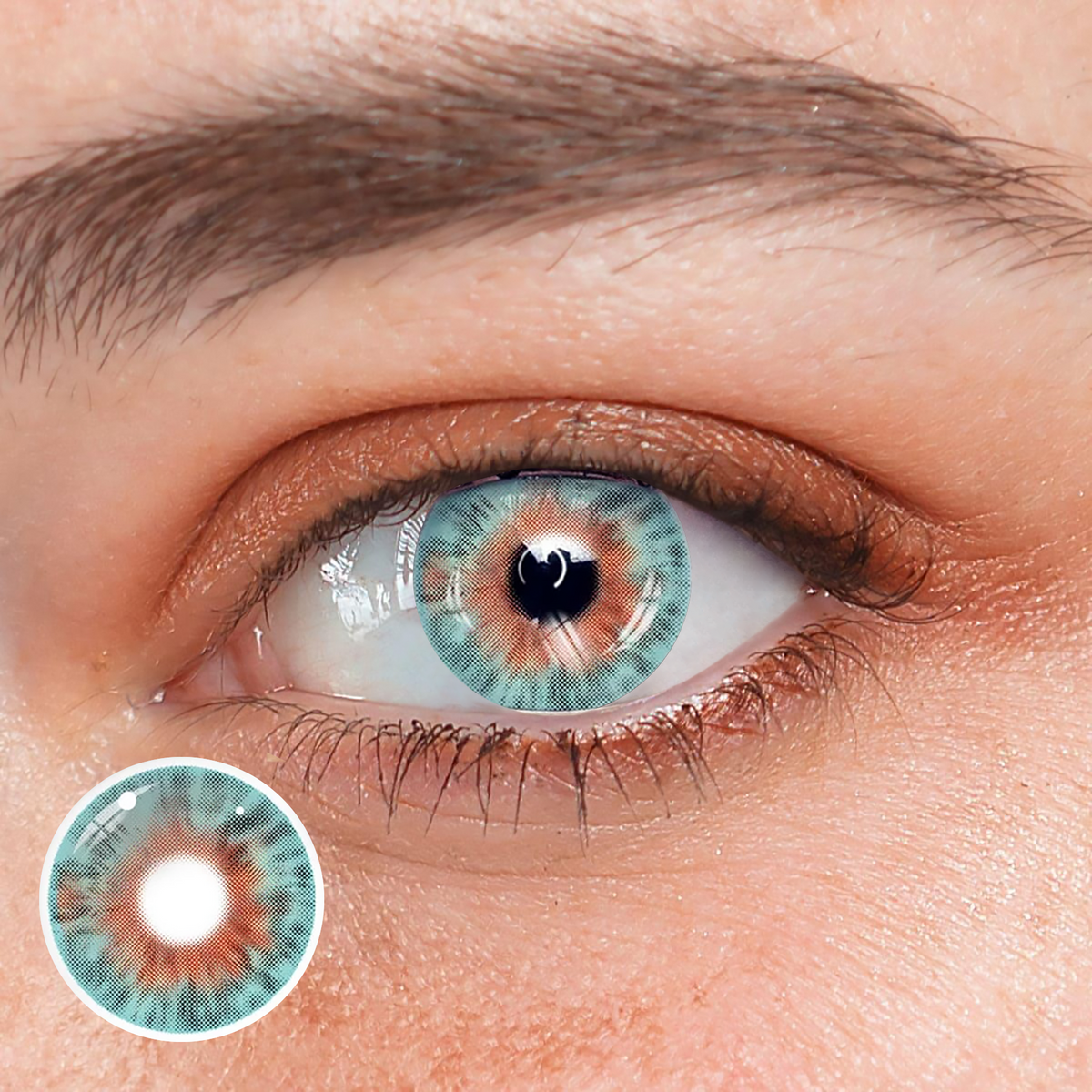 Cosplay Genshin Impact MarieAntoinetteBlue Colored Contact Lenses