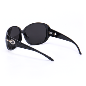 Anna Oversized Black Sunglasses