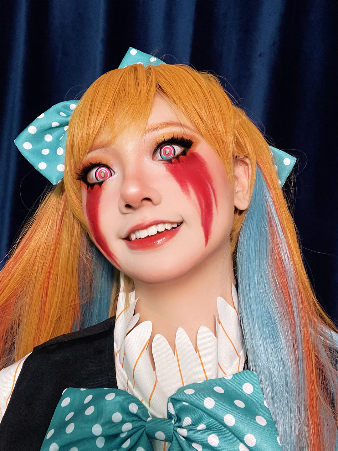 Cosplay Titan Pink Colored Contact Lenses