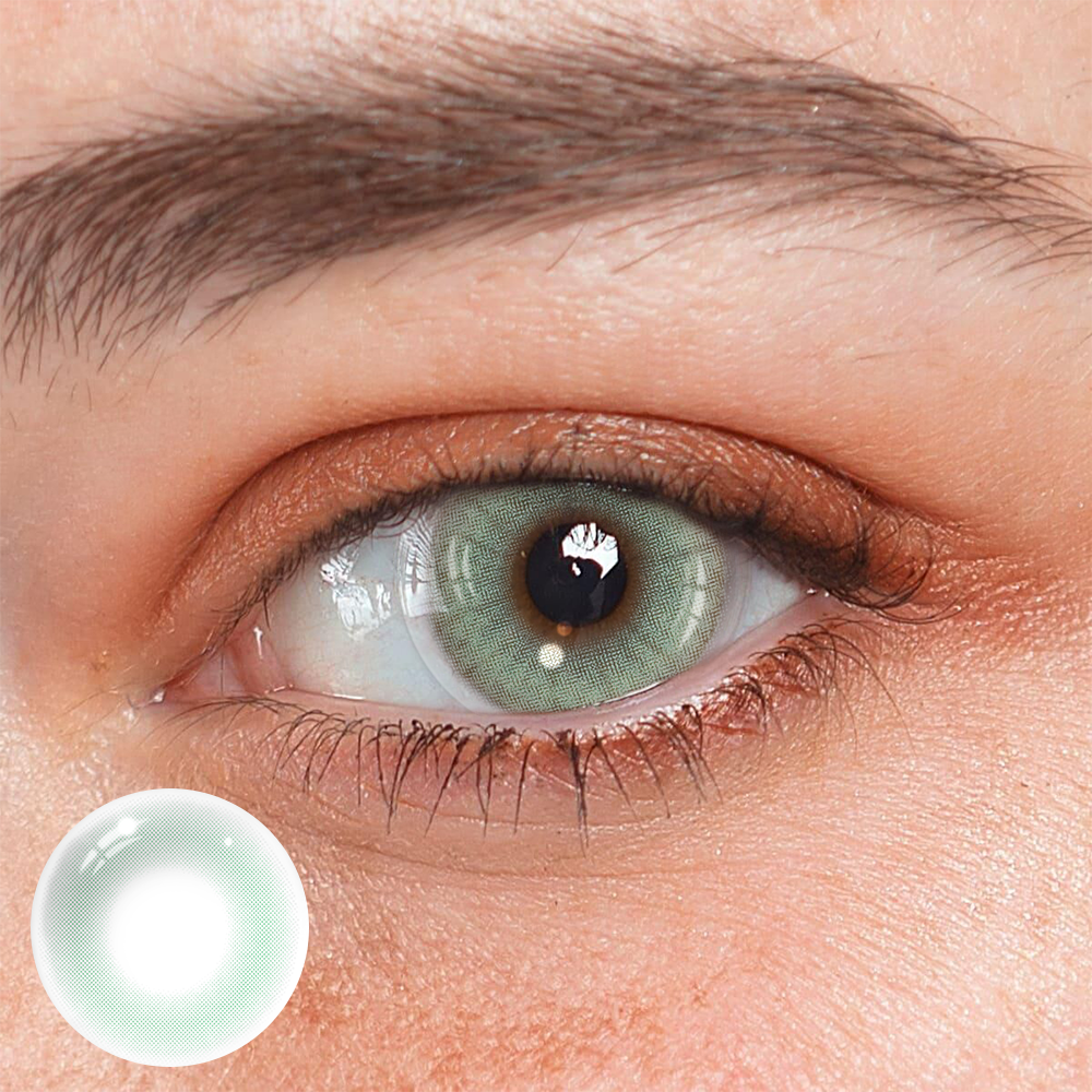 Bamboo Green Colored Contact Lenses