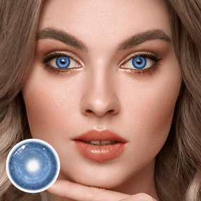 Cosplay KOI Dark Blue Colored Contact Lenses