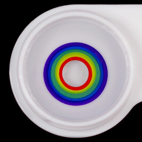 Halloween Cosplay RAINBOW Blue Colored Contact Lenses