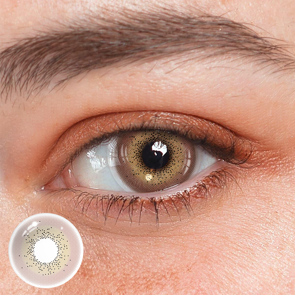 Gimlet Brown Colored Contact Lenses