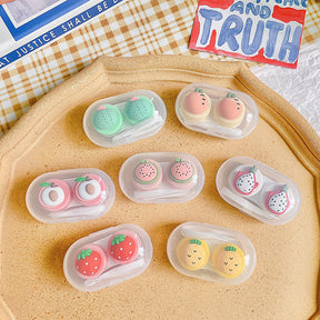 Cute Fruit Colored Contact Lens Case