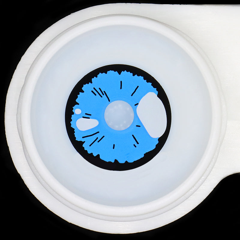 Cosplay Black Lobelia-Blue Colored Contact Lenses