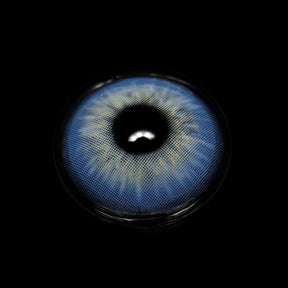 Perla Deep Blue Prescription Colored Contact Lenses