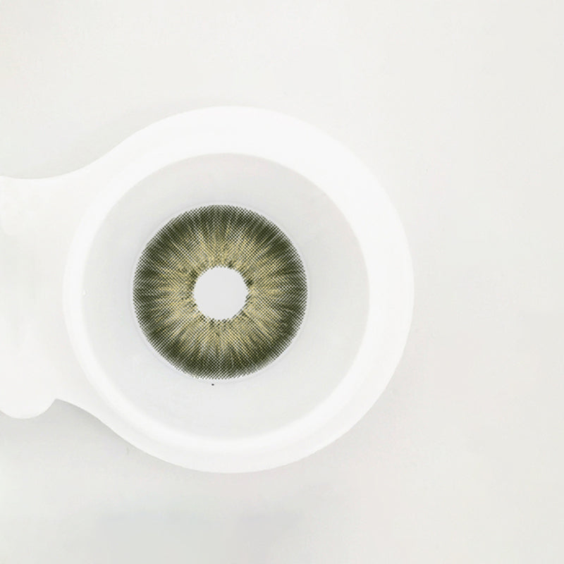 Amazonia Green Prescription Colored Contact Lenses