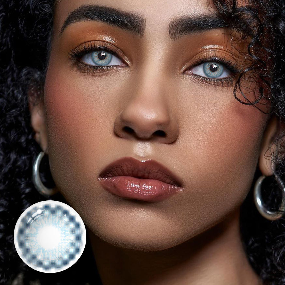 Celeste Blue Prescription Colored Contact Lenses