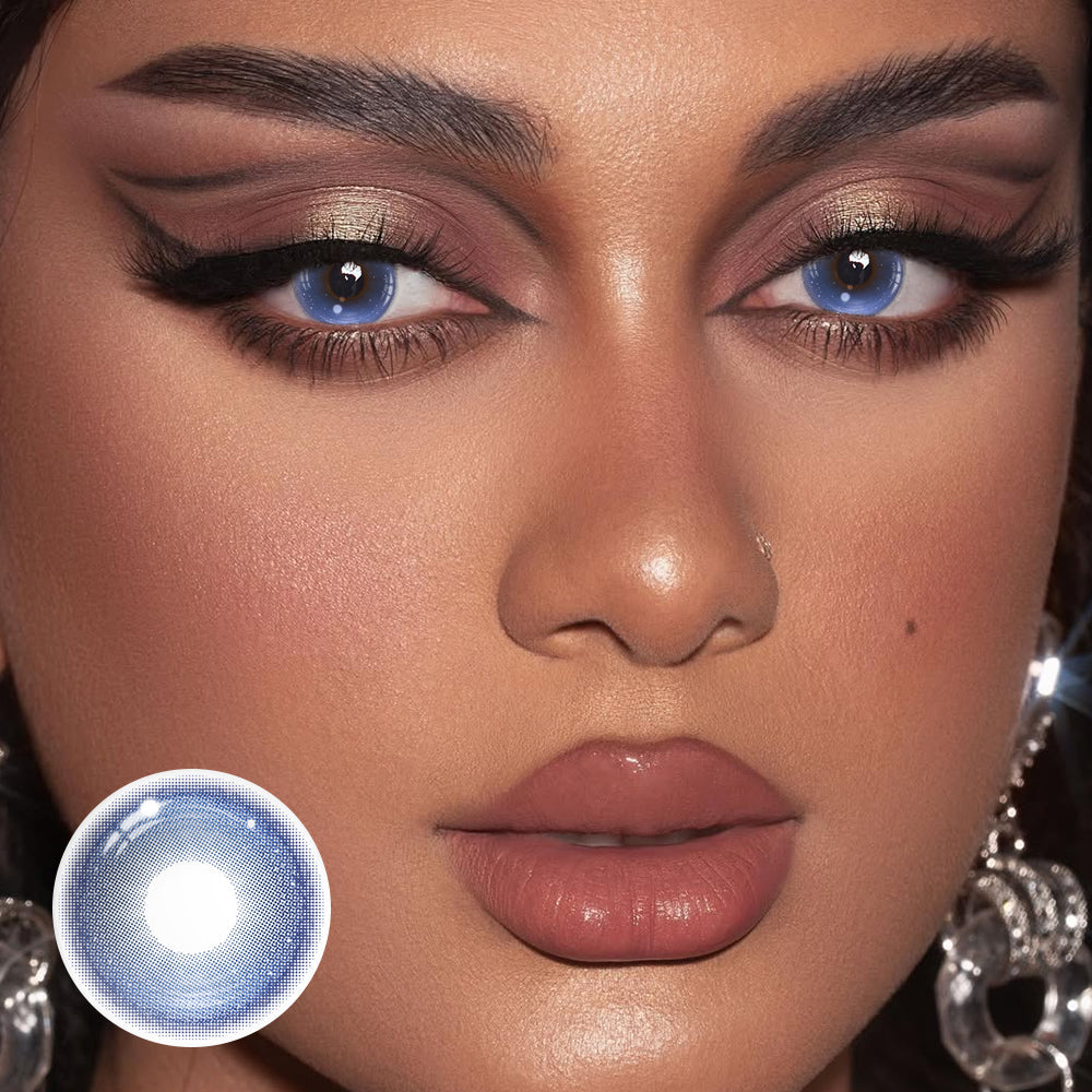 Soraya Blue Colored Contact Lenses