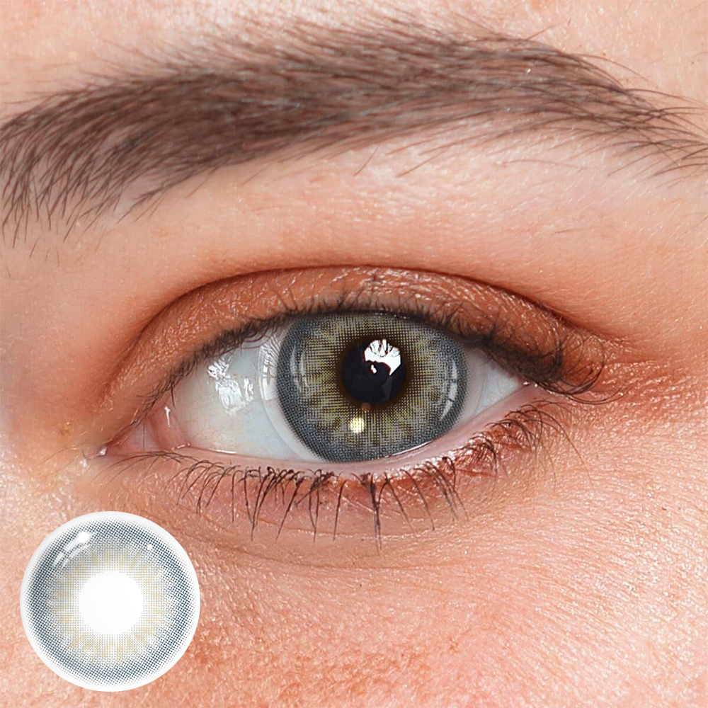 DNA Taylor Blue Gray Prescription Colored Contact Lenses