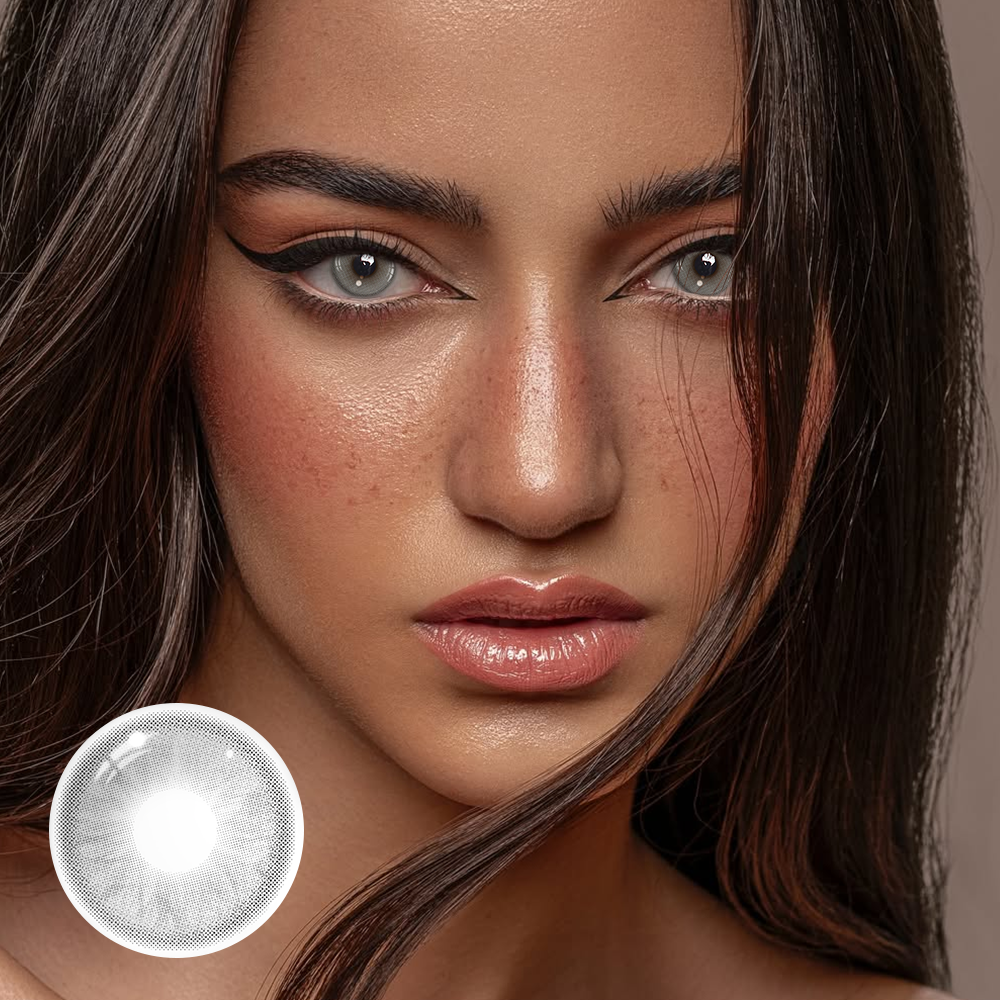 Mars Pearl Gray Colored Contact Lenses