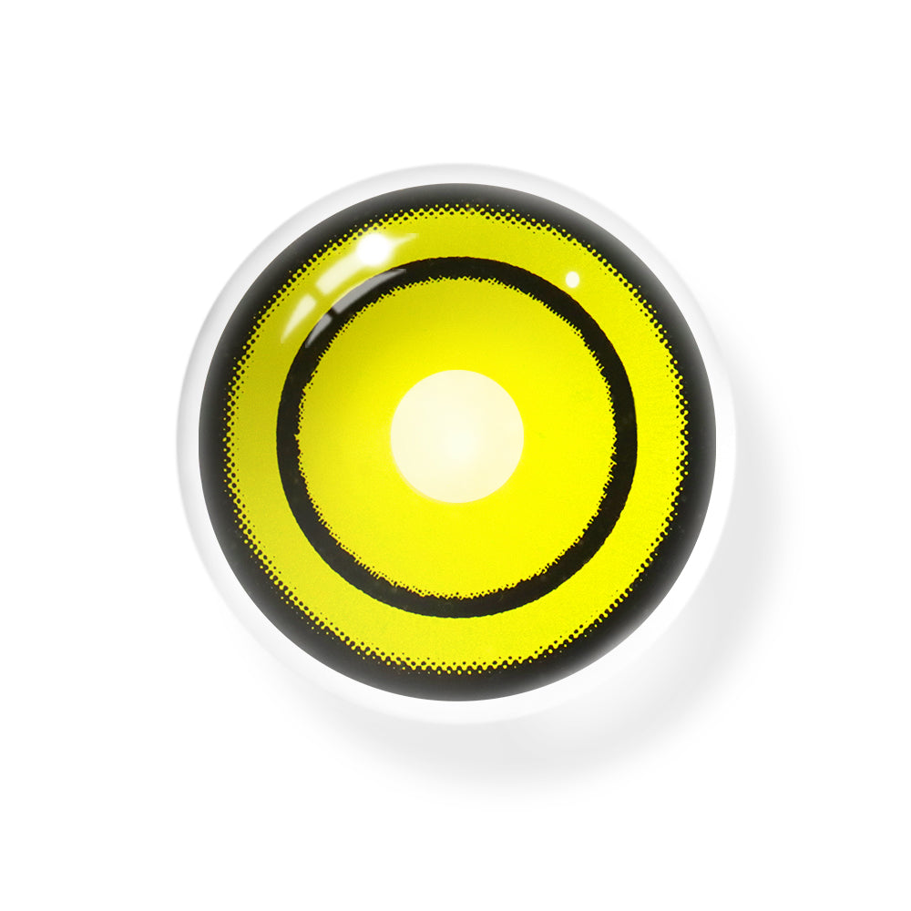 Cosplay Chainsaw Man Makima Yellow Colored Contact Lenses