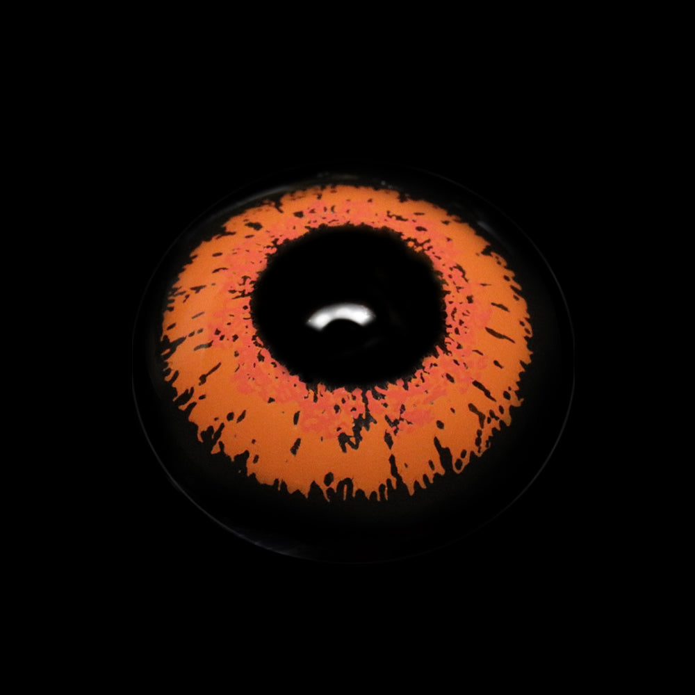 Cosplay Queen Orange Brown Colored Contact Lenses