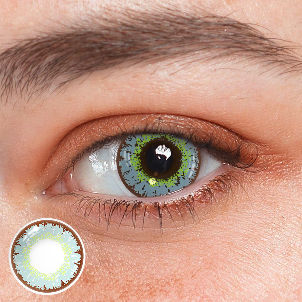Cosplay Queen Tinged Blue Colored Contact Lenses