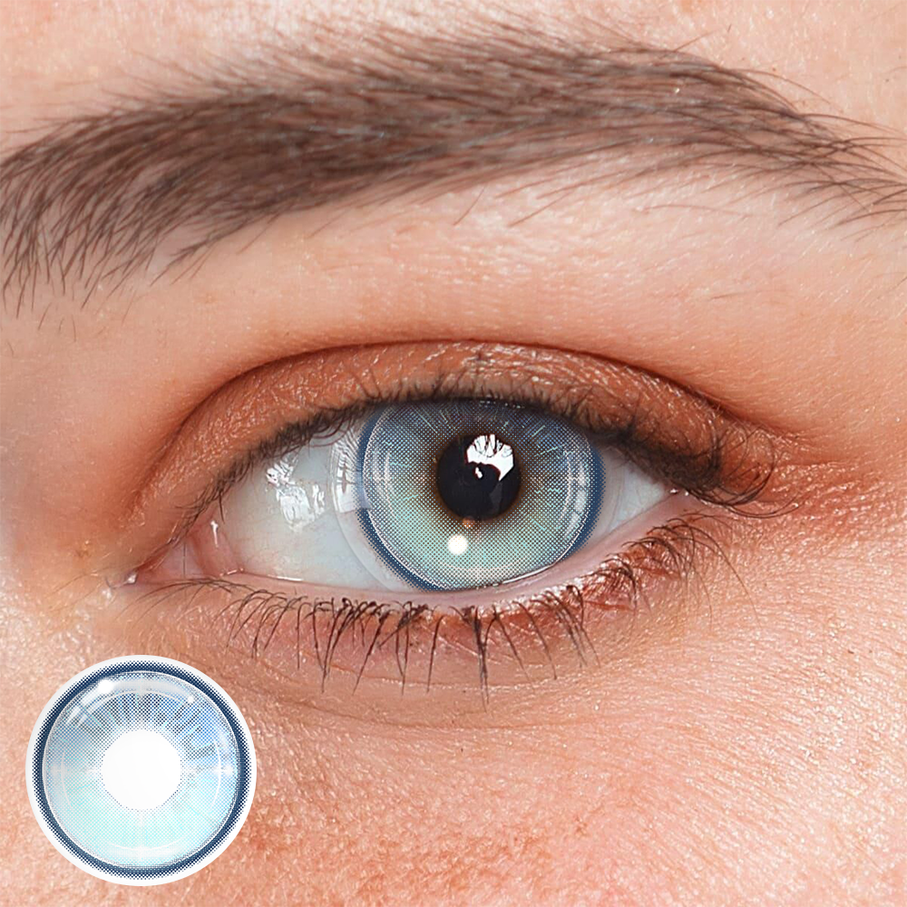 Felicia Blue Colored Contact Lenses