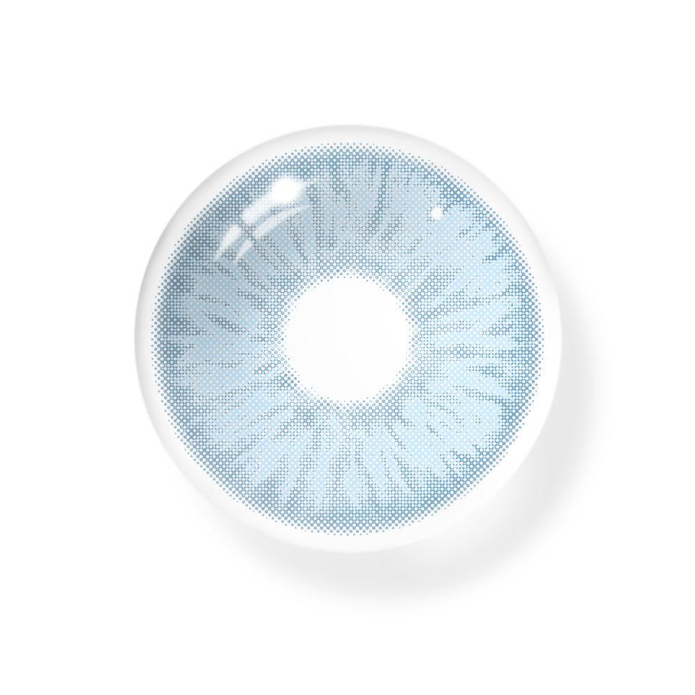 Mule Blue Colored Contact Lenses