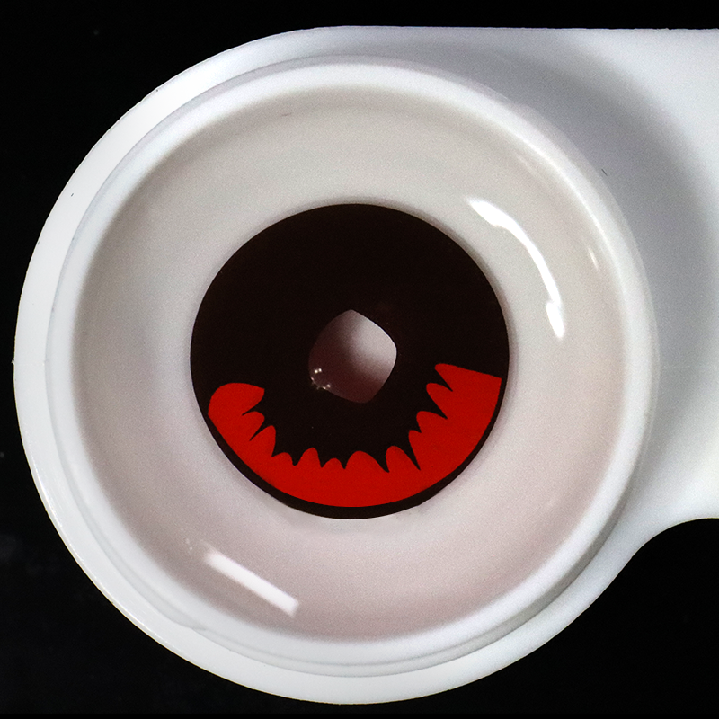 Cosplay KamadoTanjirou Red Colored Contact Lenses