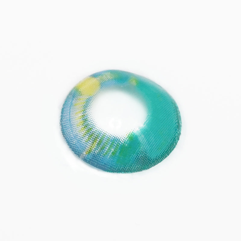 Cosplay Anime Green Prescription Colored Contact Lenses