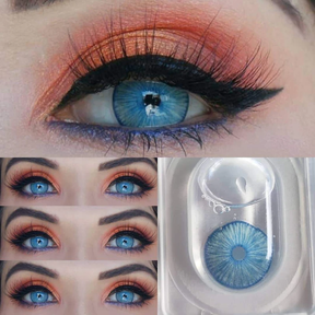 New York Blue Prescription Colored Contact Lenses