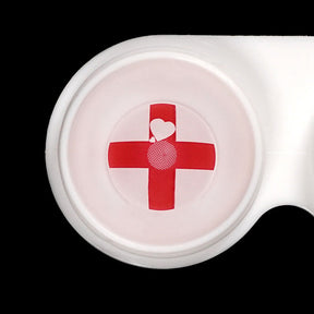 Cosplay Red cross Colored Contact Lenses
