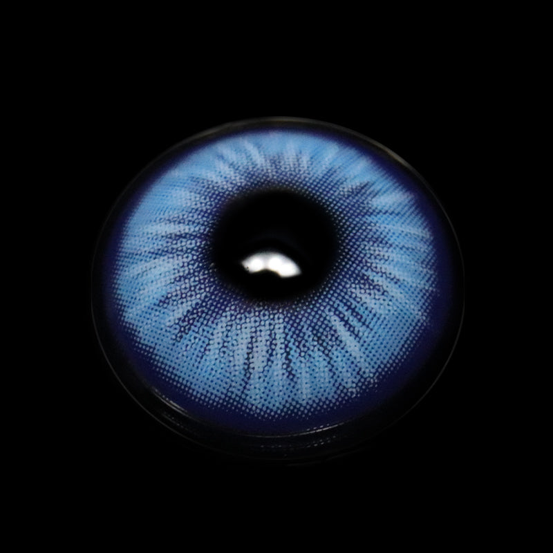 Amaretto Blue Prescription Colored Contact Lenses