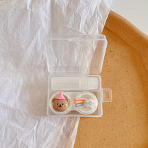 Cute Cartoon Animal Colored Contact Lens Case