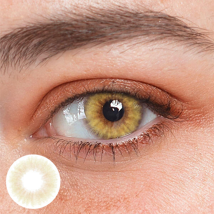Perla Brown Prescription Colored Contact Lenses