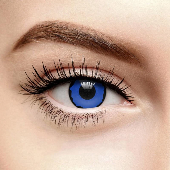 Cosplay Pixie Blue  Colored Contact Lenses