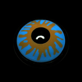 Halloween Crack Blue Colored Contact Lenses