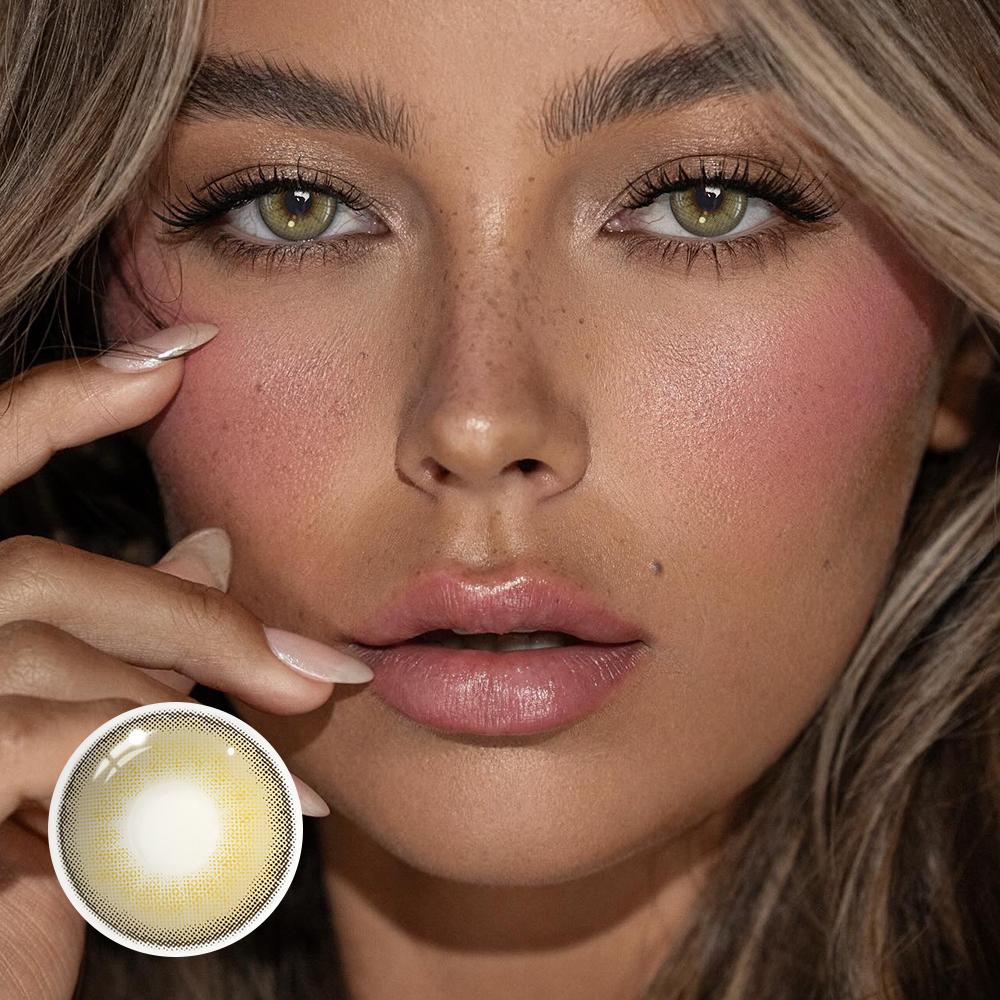 Butter Brown Colored Contact Lenses