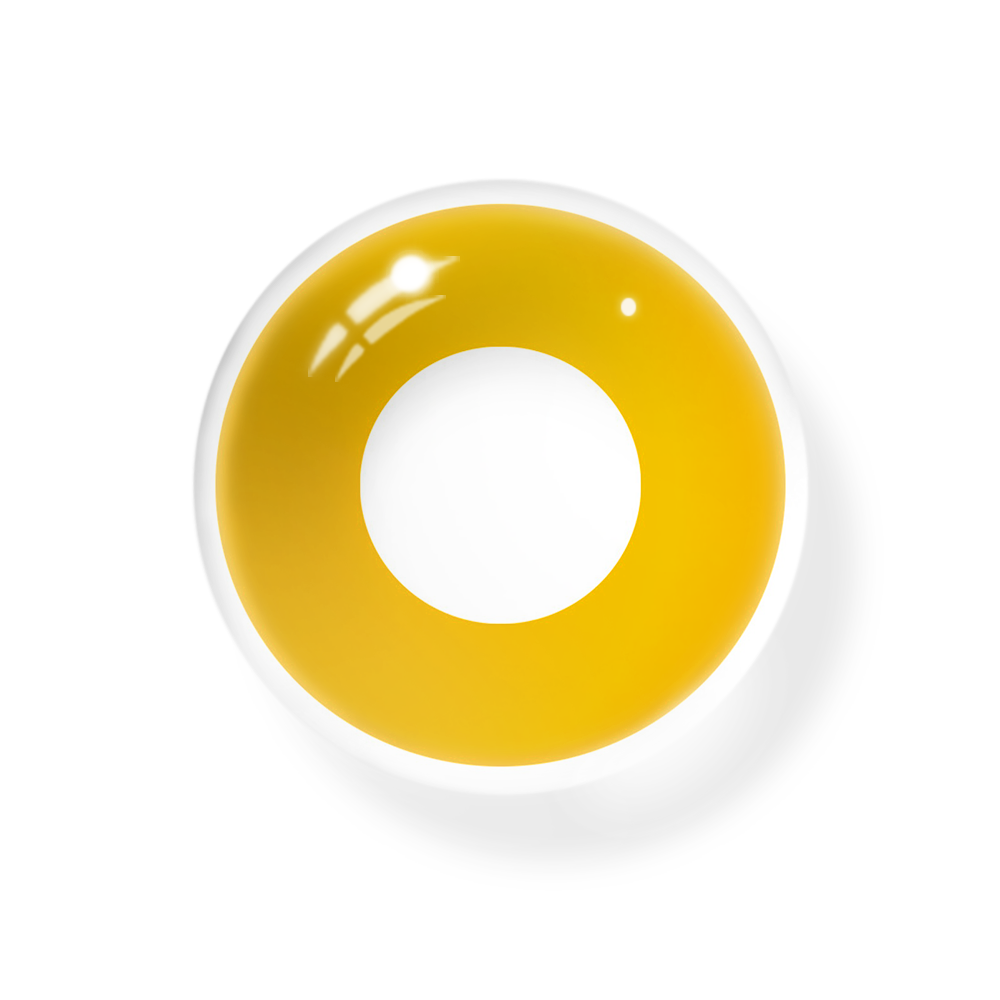 Cosplay Block Orange Colored Contact Lenses